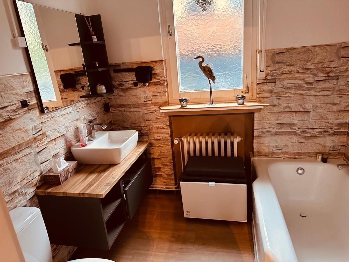 4 Zimmer 11 Personen Wohnung Garten Terrasse Grill 2 Badezimmer Wuppertal Ngoại thất bức ảnh